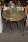 Brass Benares table