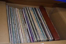 Box of LPs
