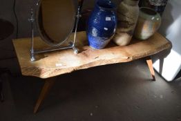 Vintage live edge coffee table