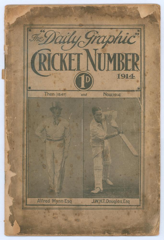 ‘The Daily Graphic. Cricket Number 1914’. Original complete edition of the Cricket Number for