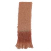 A Loewe winter scarf in shades of pink 73% Mohair, 27% wool 18cm x 140cm Good