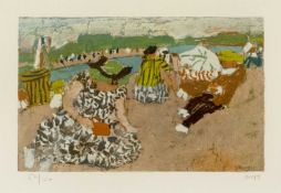 Jean Poughny (1892-1956) Harlequin 69/150, signed and numbered in pencil (in the margin)