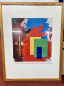 Hans Hofmann (1880-1966) Exhibition poster for the André Emmerich Gallery offset lithograph 65 x