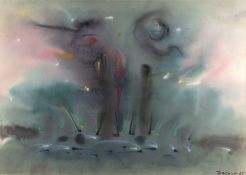 Jos De Cock (1934-2010) Abstract, 1965 signed and dated 53 x 75.5cm