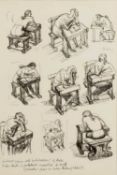 Henry Moore (1898-1986) Unesco Group: Family, 1958 lithograph from the portfolio Heads, Figures, and