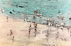 Richard Hamilton (1922-2011) Whitley Bay screenprint 10 x 15.5cm.