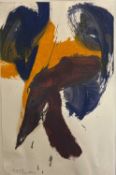 Brian Fielding (1933-1987) Untitled, 1963 signed and dated in pencil (lower left) oil on paper 39