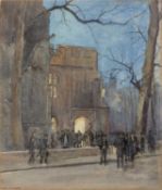 Mabel Annie Spurrier (20th Century) Eton Evening II signed (lower left) watercolour 30 x 26cm.