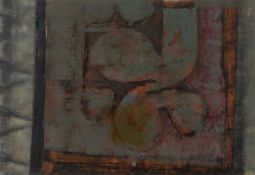 Charles MacQueen (b.1940) Untitled signed (to reverse) oil on board 34 x 49cm.