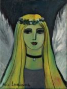 Alice Lenkiewicz (Contemporary) Angel signed oil on canvas 41 x 30cm; together with Robert