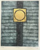 Margrit Clegg (b.1941) Four etchings with gold leaf largest 24 x 19cm, unframed (4).