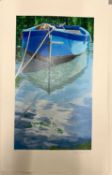 Graham Bannister (b.1954) Six screenprints depicting boats, some duplicates 100 x 60cm, unframed (