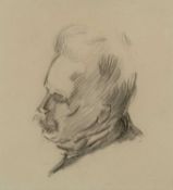 William Orpen (1878-1931) Portrait of Harold Spender pencil on paper 9.5 x 8.5cm. Provenance: The