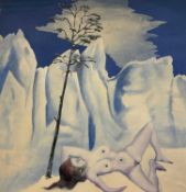 Eddie Wolfram (b.1940) Octopussy, 1983; and Venusberg, 1982 oil on canvas largest 124 x 124cm (2).