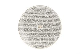 Grayson Perry (b.1960) 100% Art plate, 2020 ceramic with artist's seal printed on the base, produced