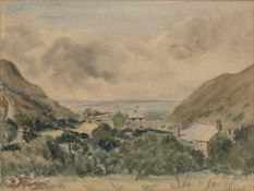 George Bissill (1896-1973) Welcombe, North Devon signed (lower right) watercolour 27 x 36cm.