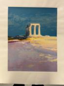 Donald Hamilton Fraser (1929-2009) Greek Ruins 11/175, signed and numbered in pencil (in the margin)