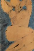 John Emanuel (b.1930) Nude signed (to reverse) mixed media 53 x 36cm. Condition appears very good
