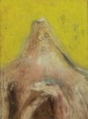 Duncan Rory Grant (Contemporary) Yellow, Mountain, 2024 signed, titled, and dated (to reverse) oil