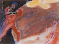 Bruer Tidman (b.1939) In the Rooms, 2008 signed and dated (lower right) mixed media 27 x 38cm.