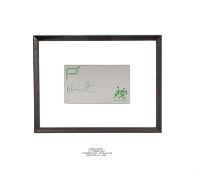 Damien Hirst (b.1965) VIP drinks mat, 2003 signed (in the plate) 7 x 12cm.