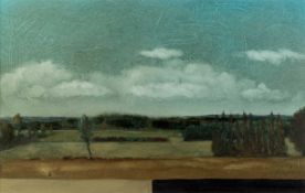 Robert Marchessault (b.1953) Euphrasian Evening signed (lower right) oil on board 23 x 36cm.