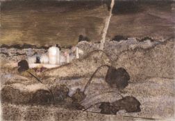 Paul Hamlyn (Contemporary) Night Light, 2007 oil on canvas 13 x 18cm; and another oil by the same