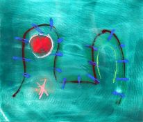 Alistair Grant (1925-1997) Bublot signed (lower right) gouache 31 x 37cm.