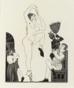 Eric Gill (1882-1940) The Dancer, 1934 from an edition of 400 wood engraving 16 x 13cm.