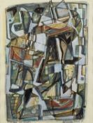 William Black (20th Century Cornish School) Coastal Landscape, 1971 signed, dated, and titled (