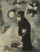 Marc Chagall (1887-1985) Illustration of the poem Siberia by Abraham Sutzkever signed (in the plate)
