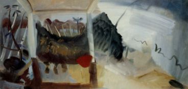 Ivon Hitchens (1893-1979) Invitation card to his Centenary Exhibition at Bernard Jacobsons