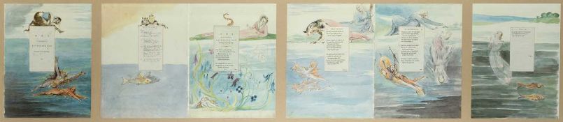 After William Blake (1757-1827) A series of six prints.