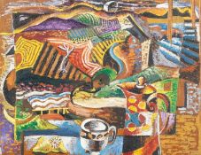 Nicholas Hamper (b.1956) Two small still-life studies oils on board larger 15 x 18cm (2).