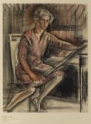 Nina Anna Brodsky (1892-1979) Self Portrait, 1931 signed and dated in pencil (lower left) pastel