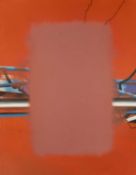 Jeff Clarke (b.1934) Venetian Red Blind, 1973 signed and dated (to reverse) oil on canvas 89 x