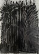 Dennis Creffield (1931-2018) Beauvais - East End, 1990 signed and dated (lower right) charcoal on