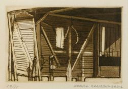 Danica Rakidzic Basta (b.1951) Structure signed and numbered in pencil etching and aquatint 10 x