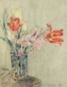 Fletcher Mercer (1861-1922) Still Life of Flowers signed (lower right) watercolour 38 x 29cm.