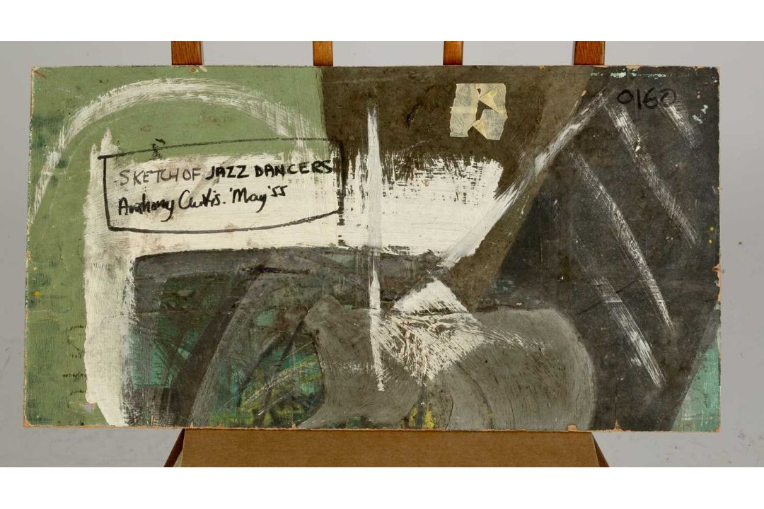 Anthony Curtis (1928-2018) Sketch of Jazz Dancers, 1955 signed and dated (upper right), titled (to - Image 2 of 4