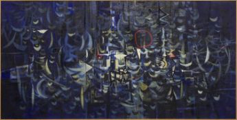 Anthony Curtis (1928-2018) Blue Painting, 1957-8 signed (lower right), signed, titled, and inscribed
