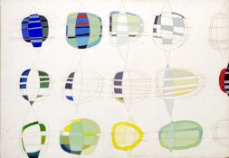 Anthony Curtis (1928-2018) Untitled, circa 1977 signed and variously inscribed (to reverse) oil with