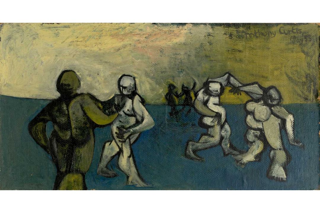 Anthony Curtis (1928-2018) Sketch of Jazz Dancers, 1955 signed and dated (upper right), titled (to - Image 1 of 4