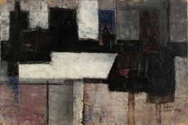 Anthony Curtis (1928-2018) Skyline; Filtered Light; Hanham Huts three oil-on boards each signed