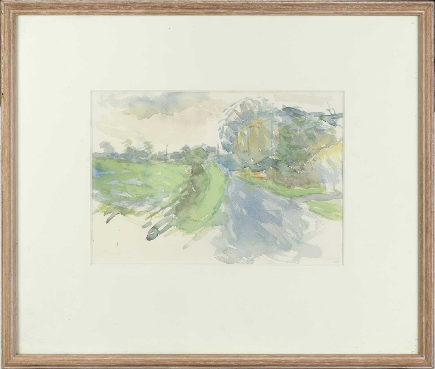 Jane Dowling (1925-2023) Country Path signed with initials (lower right) watercolour 17 x 25cm; - Image 3 of 6