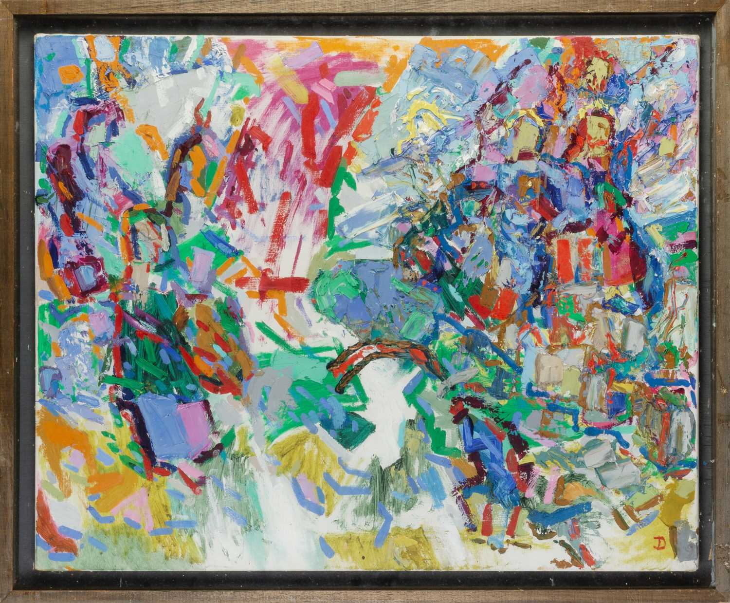 Jane Dowling (1925-2023) Transfiguration signed with initials(lower right) oil on canvas 61 x - Image 3 of 3