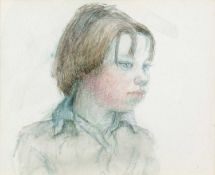Jane Dowling (1925-2023) Pencil study of a young boy 22 x 18cm; and a similar study of a boy (2).