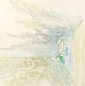 Jane Dowling (1925-2023) Looking Towards Bacton, Fresh Day signed with initials (lower right),