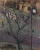 Jane Dowling (1925-2023) The Pedestrian Crossing signed with initials (lower right) oil on canvas 24