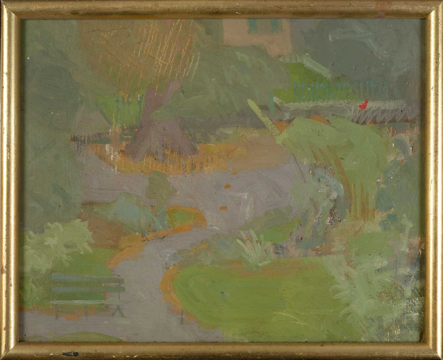 Jane Dowling (1925-2023) London Parks a pair oils on board both 20 x 25cm (2). Mallams are delighted - Image 3 of 5